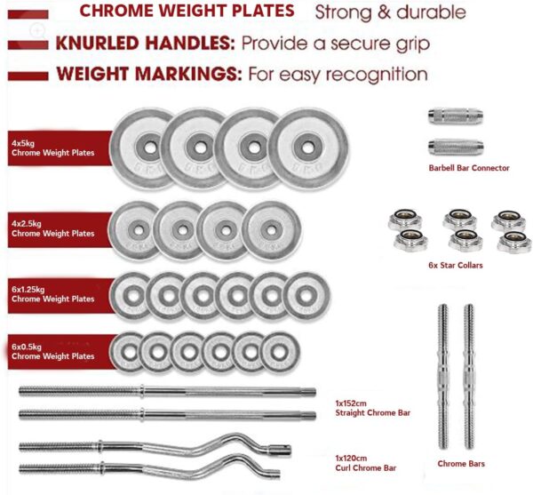 valise musculation 55kg  حقيبة اثقال - Image 2