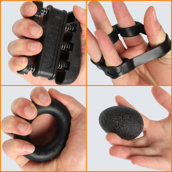 hand gripper 5 x1مجموعة تقوية القبضة - Image 2