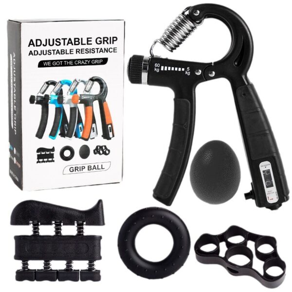 hand gripper 5 x1مجموعة تقوية القبضة